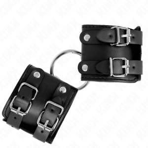 ALGEMAS BDSM ANILHA E TACHAS (PRETO) | 17-22 CM X 6.5 CM - Image 2