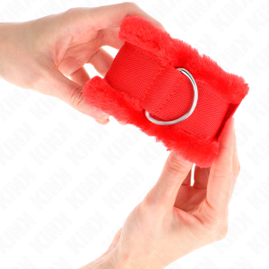 ALGEMAS BDSM FORRADAS (VERMELHO) | 17-31 CM X 7 CM - Image 3