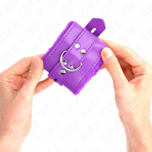 ALGEMAS BDSM FORRADAS (ROXO / ROXO) | 17-29 CM X 6 CM - Image 3