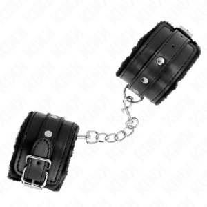 ALGEMAS BDSM FORRADAS (PRETO / PRETO) | 17-29 CM X 6 CM - Image 2