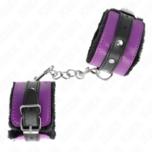 ALGEMAS BDSM FORRADAS (PRETO / ROXO) | 17-29 CM X 6 CM - Image 2