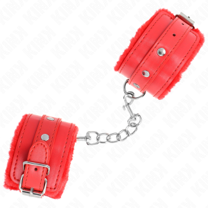ALGEMAS BDSM FORRADAS (VERMELHO / VERMELHO) | 17-28 CM X 6 CM - Image 2