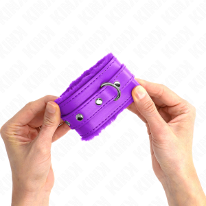 ALGEMAS BDSM FORRADAS (ROXO / ROXO) | 17-28 CM X 6 CM - Image 3