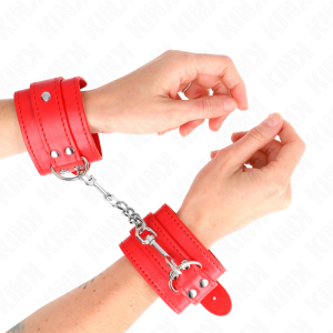 ALGEMAS BDSM SIMPLES (VERMELHO) | 20-23 CM X 5.5 CM - Image 4