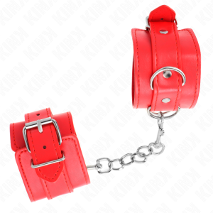 ALGEMAS BDSM SIMPLES (VERMELHO) | 20-23 CM X 5.5 CM - Image 2