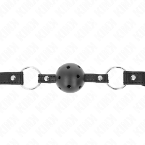 MORDAÇA BDSM BOLA OCA #1 (PRETO) - Image 3