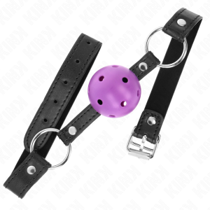 MORDAÇA BDSM BOLA OCA #1 (ROXO) - Image 2