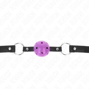 MORDAÇA BDSM BOLA OCA #1 (ROXO) - Image 3
