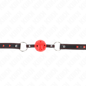 MORDAÇA BDSM BOLA OCA #2 (VERMELHO) - Image 3