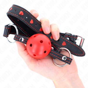 MORDAÇA BDSM BOLA OCA #2 (VERMELHO) - Image 4