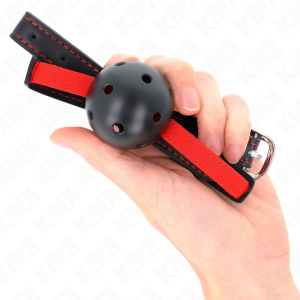 MORDAÇA BDSM ELÁSTICA COM BOLA OCA - Image 4