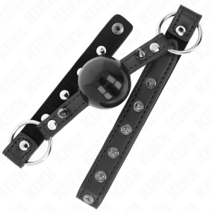 MORDAÇA BDSM BOLA COM REBITE E FECHADURA - Image 2