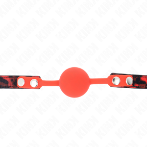 MORDAÇA BDSM BOLA SILICONE #2 COM CADEADO - Image 3
