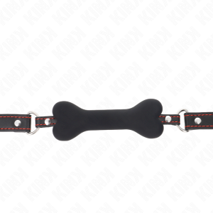 MORDAÇA BDSM FORMA DE OSSO (PRETO) - Image 3