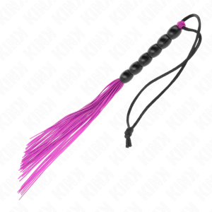 MINI CHICOTE BDSM KINK SILICONE (ROXO) | 26 CM - Image 2