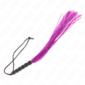 MINI CHICOTE BDSM KINK SILICONE (ROXO) | 26 CM - Image 5