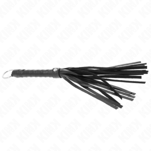 MINI CHICOTE BDSM KINK SIMPLES (PRETO) | 28 CM - Image 3