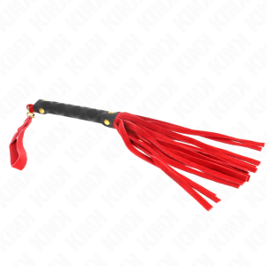 MINI CHICOTE BDSM KINK CAMURÇA (VERMELHO) | 30 CM - Image 4
