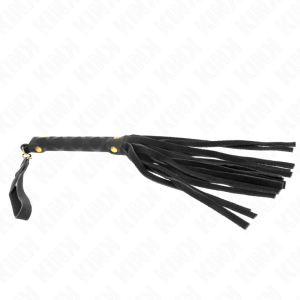 MINI CHICOTE BDSM KINK CAMURÇA (PRETO) | 30 CM - Image 4