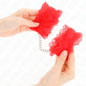 ALGEMAS BDSM ELÁSTICAS DE RENDA (VERMELHO) - Image 4