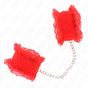 ALGEMAS BDSM ELÁSTICAS DE RENDA (VERMELHO) - Image 2