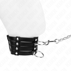 COLEIRA BDSM ESTILO SUB COM TRELA 65 CM | 35-51 CM X 7 CM - Image 3