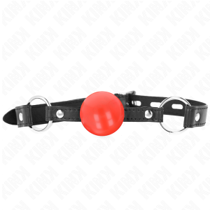 MORDAÇA BDSM BOLA TPE (VERMELHO) - Image 3