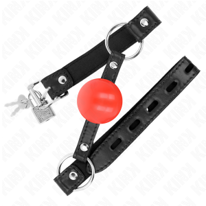 MORDAÇA BDSM BOLA TPE (VERMELHO) - Image 2