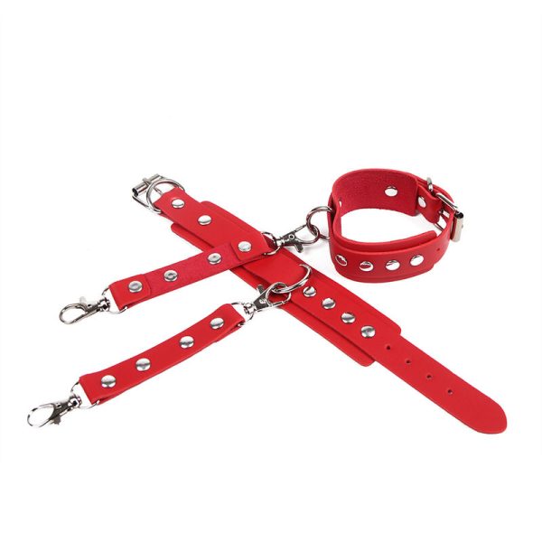 CINTURÃO COM ALGEMAS BONDAGE 953690 (VERMELHO) | T. ÚNICO 4 CINTURÃO COM ALGEMAS BONDAGE 953690 (VERMELHO) | T. ÚNICO