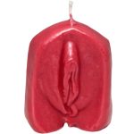 VELA EM FORMA DE VAGINA