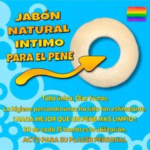 DIABLO PICANTE - JABÓN PERFUMADO HIGIENE MASCULINA 100 GRAMOS NARANJA - Image 1