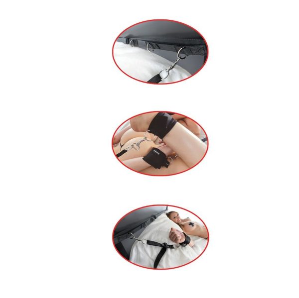 KIT DE ATADURAS PARA CAMA FETISH