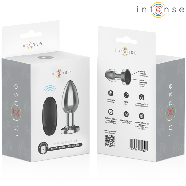 PLUG ANAL VIBRATÓRIO INTENSE | TAMANHO L