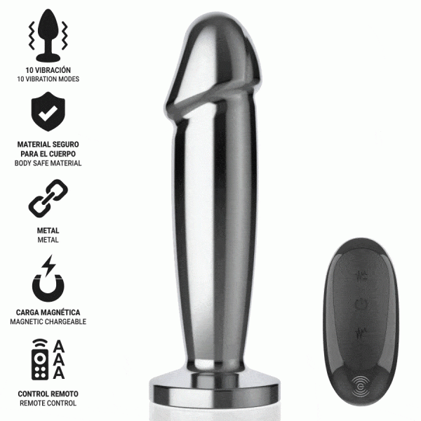 PLUG ANAL VIBRATÓRIO INTENSE | TAMANHO S