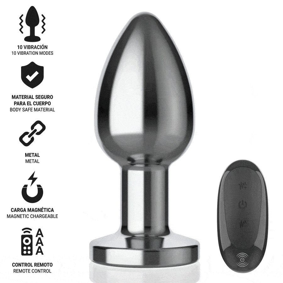 PLUG ANAL VIBRATÓRIO INTENSE | TAMANHO L