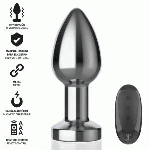 PLUG ANAL VIBRATÓRIO INTENSE | TAMANHO M