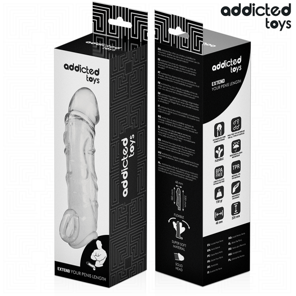 MANGA EXTENSORA PARA O PÉNIS ADDICTED TOYS #3 | 27 CM