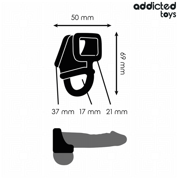 ANÉL PARA O PÉNIS GAIOLA 3 ANÉL PARA O PÉNIS GAIOLA