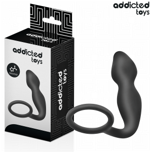 PLUG ANAL COM ANEL PARA TESTÍCULOS #1 6 PLUG ANAL COM ANEL