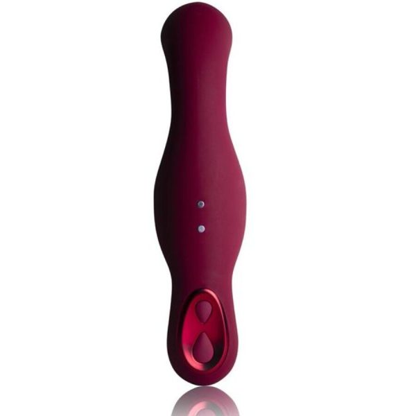 VIBRADOR 2 EM 1 RUBY GLOW (G-SPOT) | VERMELHO