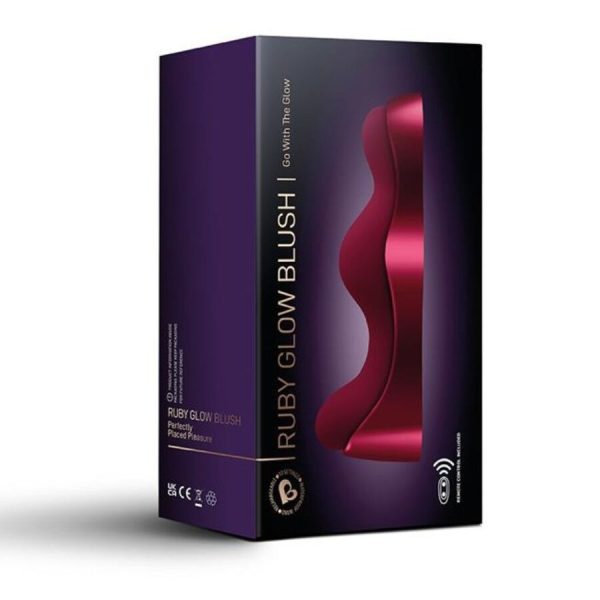 VIBRADOR 2 EM 1 RUBY GLOW (G-SPOT) | VERMELHO