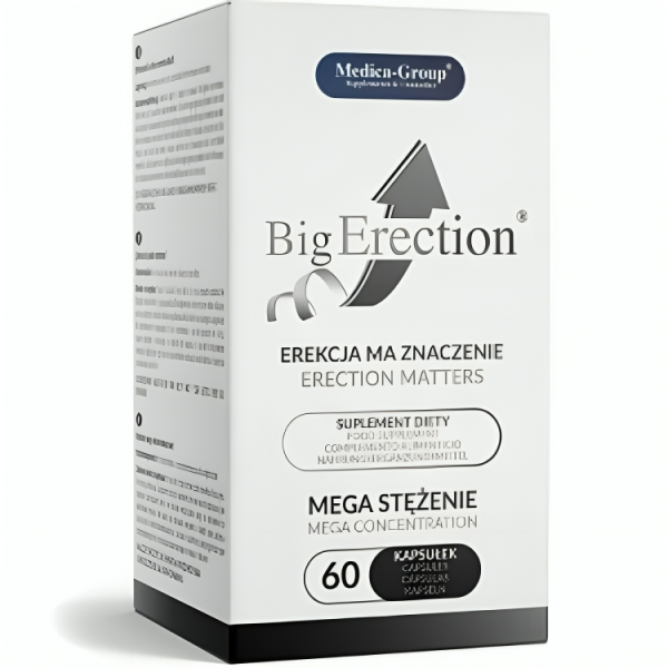 SUPLEMENTO BIG ERECTION PARA HOMEM | 60 CÁPSULAS