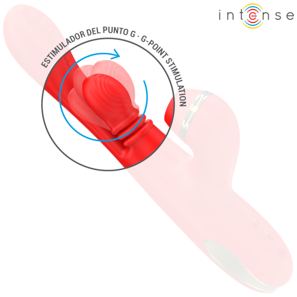 VIBRADOR KATY RABBIT INTENSE (VERMELHO)