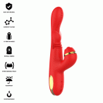 VIBRADOR KATY RABBIT INTENSE (VERMELHO)