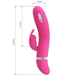 VIBRADOR RABBIT COM ESTIMULAÇÃO ELÉTRICA FLIRTATION INGRAM - Image 6