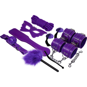 KIT DE ACESSÓRIOS BDSM EXPERIENCE (ROXO) 6 KIT DE ACESSÓRIOS BDSM EXPERIENCE (ROXO) - Image 3