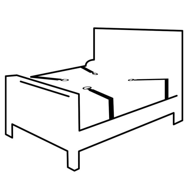 KIT DE RESTRIÇÕES PARA A CAMA DARKNESS