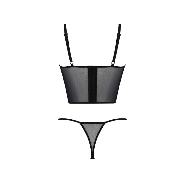 CONJUNTO DE 2 PEÇAS KERRIA (PRETO)