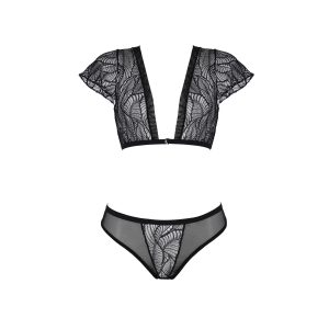 CONJUNTO DE 2 PEÇAS LEAFA BIKINI (PRETO) - Image 3