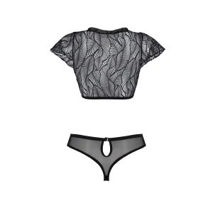 CONJUNTO DE 2 PEÇAS LEAFA BIKINI (PRETO) - Image 4